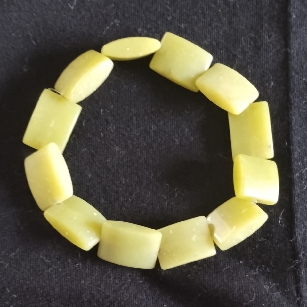 Vintage Green Stone Bracelet